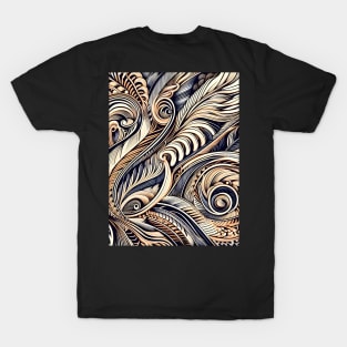 Discover Aotearoa's Cultural Tapestry: Authentic Maori Art in Vibrant Illustrations T-Shirt